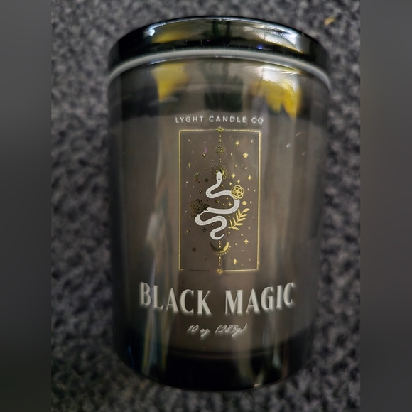 lyght candle Other - Black Magic Scented Candle - Black Glass Jar Candle Lyght